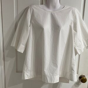 COS white poplin topNWT